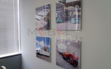 Рамка прозрачная на стену