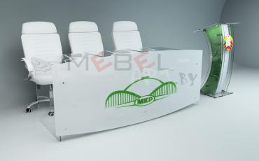 Стол президиума из оргстекла