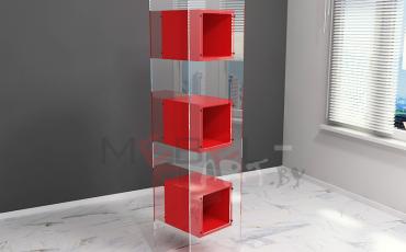 Стеллаж из оргстекла