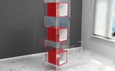 Стеллаж из оргстекла